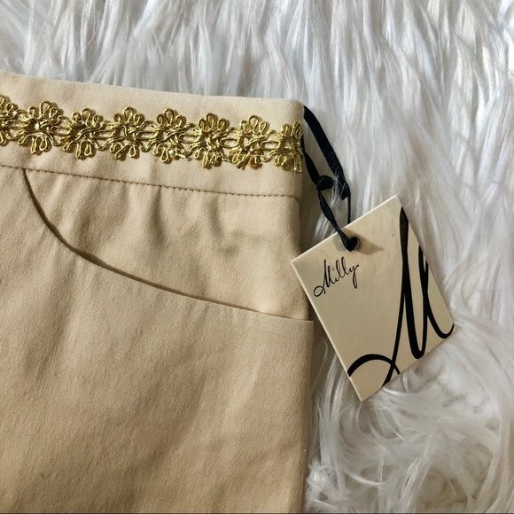 Milly Mini Skirt with Gold Appliqué - Picture 2 of 5